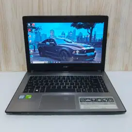 Acer Aspire E5-475 slim Nvidia gaming & Editing bogor