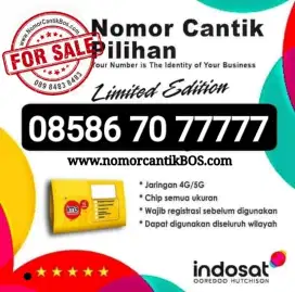 Nomor Cantik Indosat im3 PANCA RAPI 77777