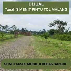 Tanah Dalam Perumahan 3 Menit Exit Tol Malang