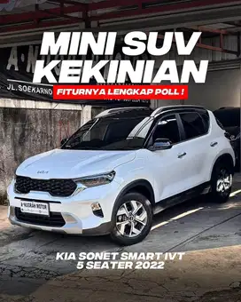 New KIA SONET SMART IVT MATIC 2022 5 SEATER || ANM