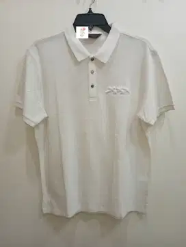 ERMENEGILDO ZEGNA WHITE POLO SHIRT