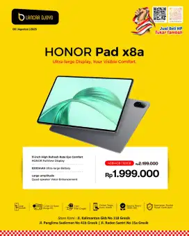 Honor Tab X8a Ram 4/128