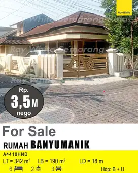 DIJUAL RUMAH DI BANYUMANIK A4410