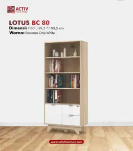 RAK BUKU - ACTIV LOTUS BC 80