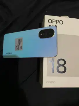 oppo a18 ram 4+4 /128