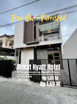 Rumah baru furnished dekat Hyatt jongkang jl  palagan