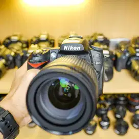 Nikon D90 Kit 18-105mm No Box SC 8RB Mulus