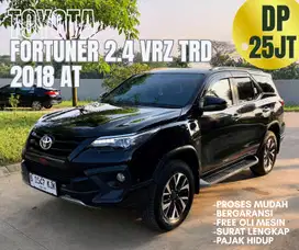 TERMURAH TOYOTA FORTUNER 2.4 VRZ TRD AT 2018