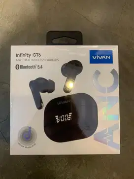 Earphone Wireless Bluetooth 5.4 TWS Vivan Infinity GT6