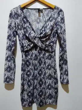 Mini dress Snake Skin HnM