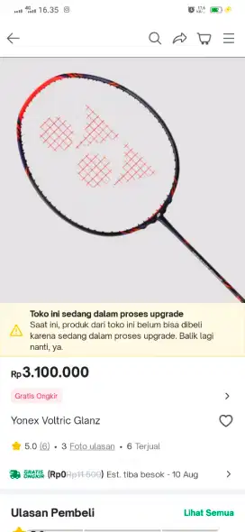 yonex voltric glanz