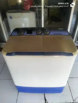 mesin cuci aqua, kapasitas 8kg
