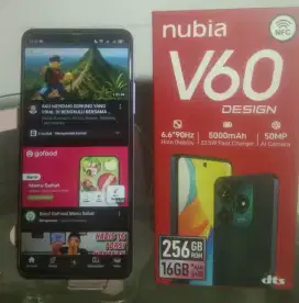 Jual hp Nubia v60 ram 6/256
