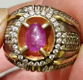 Natural pink Ruby Star