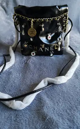 Tas Chanel 22 Mini, baru, otentik, mewah