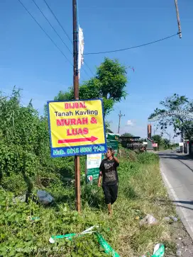 DIJUAL TANAH KAVLING LUAS & MURAH
