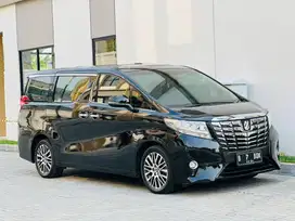 TDP58JT |Toyota Alphard 2.5 G AT Bensin 2015 Warna Hitam Pilot Seat
