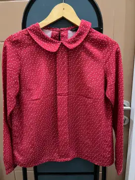 ATASAN WANITA WARNA MERAH MAROON
