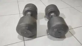 Dumbbell 10kg Sepasang (Total 20kg), Jual Murah BU Pindahan