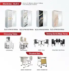 FURNITURE (Lemari, Meja, Kursi, DLL)