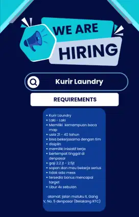 Kurir laundry in bali