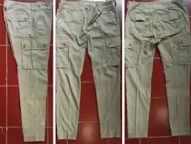 Celana panjang Cargo size 32-34