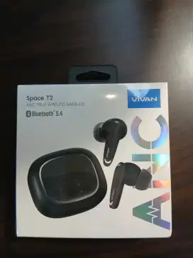 VIVAN SPACE T2 TWS Earbuds ANC ENC 42H Playtime 10MM Bass Driver