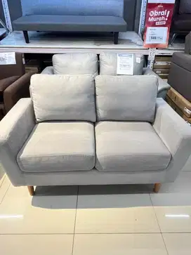 PROMO LUNA SOFA 2 SEATER GREY