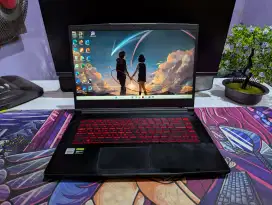 Laptop Gaming MSI GF63 Thin Intel Core I5-10200H GTX 1650 Ti 144Hz SSD