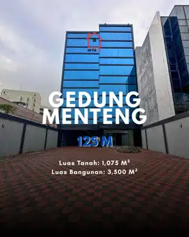 Dijual gedung kantor baru di menteng jakarta pusat