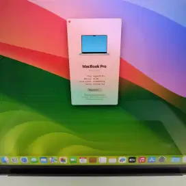 Macbook M1 Pro 16 Inc Ram 16 Ssd 512 layar 14 inch full set silver