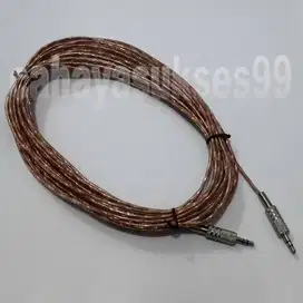Kabel Audio Connector Cable Speaker Konektor Music Stereo Male To Male
