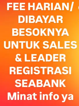 Sales Freelance Harian