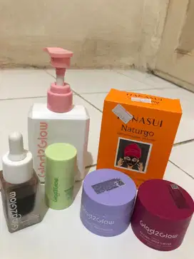 1 set Produk Glad2Glow jual Cepat