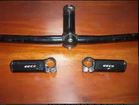 Stang Set Tanduk Sepeda Mtb
