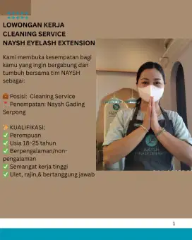 Lowongan cleaning service