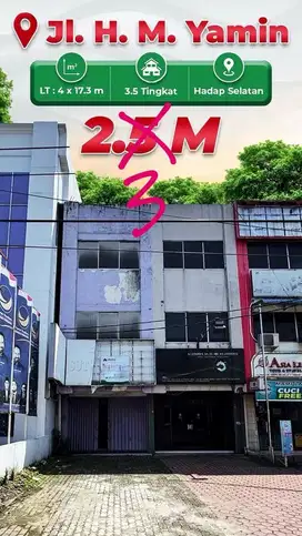 Jual Cepat Ruko Inti Kota Sebaris Hotel Sakura