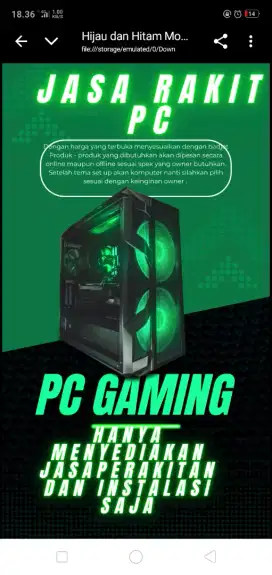 Jasa Rakit PC Nugraha