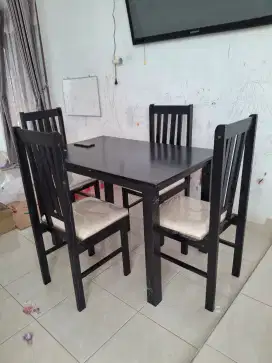 Jual dining set ,meja makan plus kursi