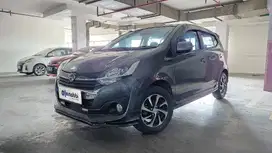 TDP 5,JT Daihatsu Ayla 1.2 R Deluxe Bensin-MT Abu-Abu 2017