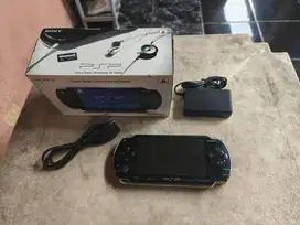 Playstation Portable PSP Fat 1000 Black Fullset 00