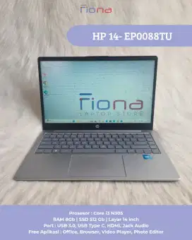 Laptop Hp 14, Core I3 Ram 8Gb, Ssd 512Gb