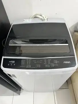 Mesin cuci 1 tabung automatic merk aqua  7kg