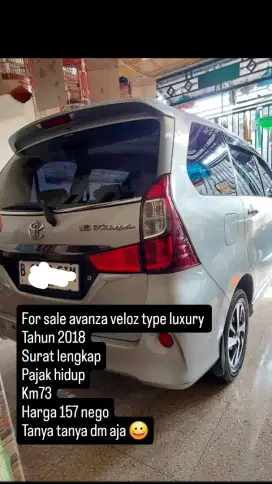 Mobil toyota avanza veloz luxury