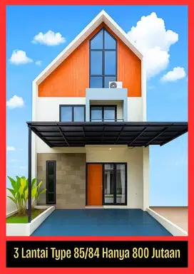 Rumah 2Lantai Ready Stock Siap Huni Tanpa DP Cukup 2 Juta All In