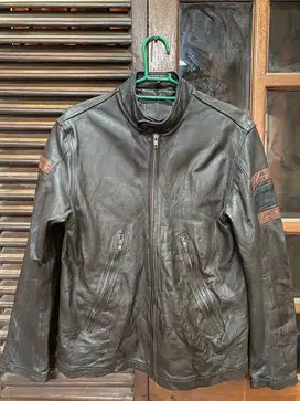Jaket kulit domba asli garut wolfrin new