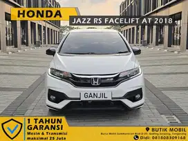 Jazz RS GK5 Facelift 1.5 AT 2018 Putih. Low Odo 44rb KM