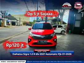 Dp 5jt Sigra 1.2 R dlx 2021 Automatic Pjk 01-2026