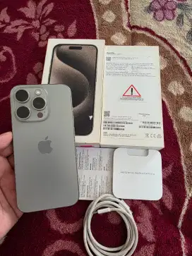 iphone 15 pro 128gb resmi iBox,garansi,mulus like new,fulset original