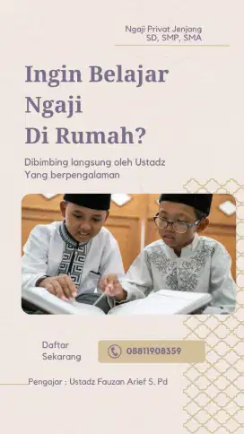 Privat Mengaji Al Qur'an